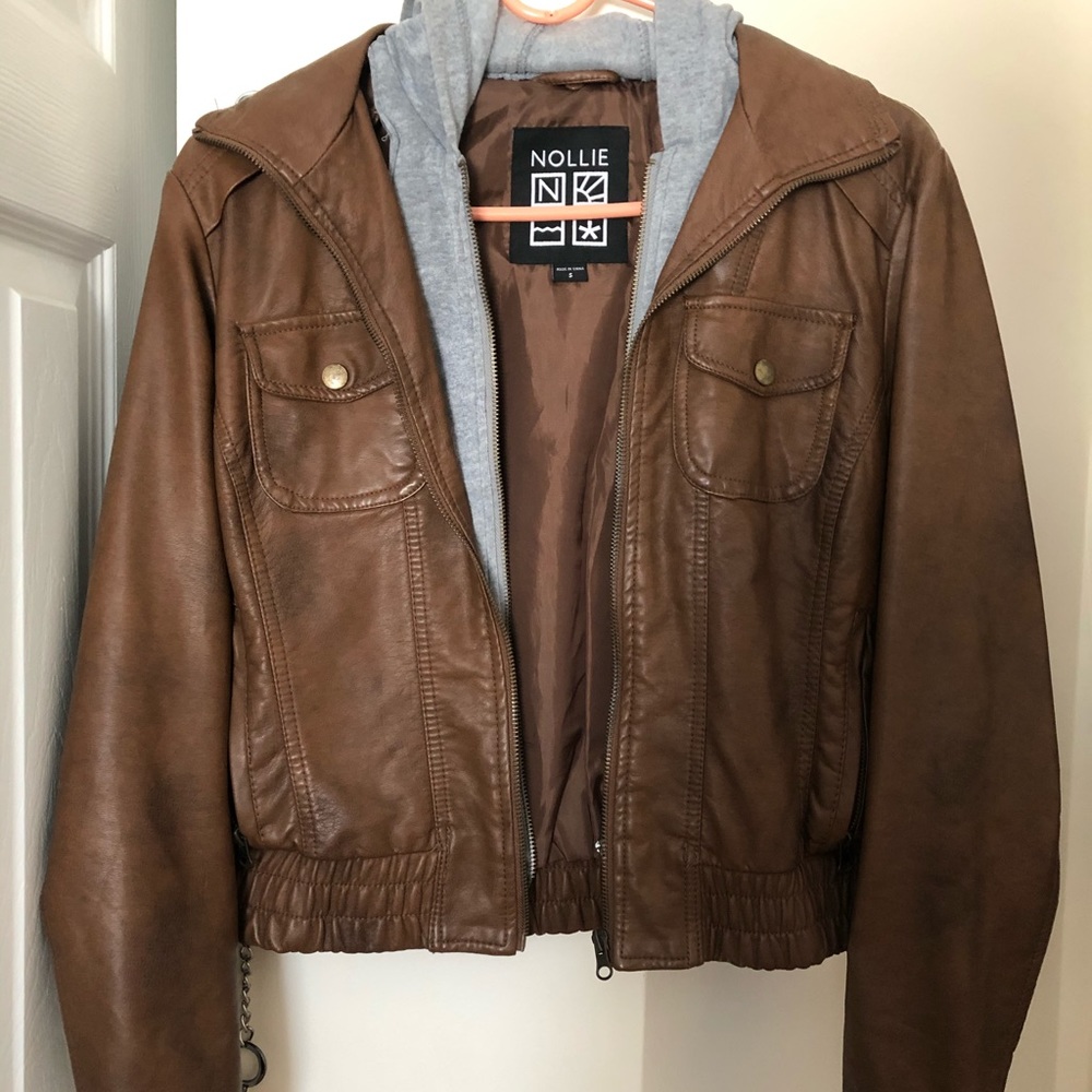 Leather jacket